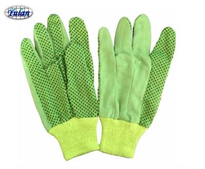 China Daily Life 8-10 Inch PVC Dotted Wrist Cotton Garden Gloves Useful Knitting Gloves for sale