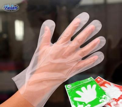 China Water Proof Yulan IV512 Disposable PE Glove Food Grade Cheap Price for sale