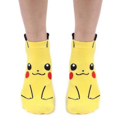 China HY-669 Elf QUICK DRY Cartoon Sock Cute Cotton Duck Animation Sock Women Yellow Colors for sale