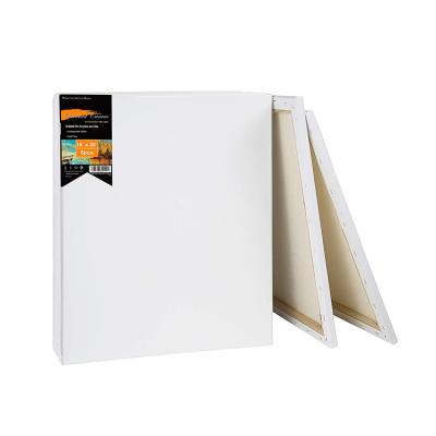 China 100% Europe Cotton Profile Bulk Value Pack Stretched Canvas For Acrylics for sale