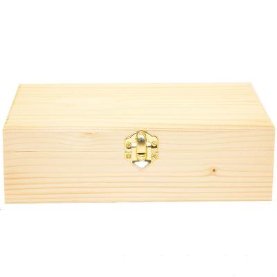 China Europe Natai NT-WB1801C Rectangle Wooden Box, Length 8-1/4-inch by Width 5-5/8-inch by Height 2-1/2-inch for sale