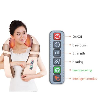 China Electric Massager Shawl Electric Heat Roller Neck Massager Belt For Body Back Waist for sale