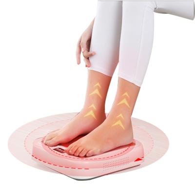 China Comfortable Electric Foot Massager Machine Vibration Massager Relaxation Shiatsu Calf Led With Hand Held Controller for sale