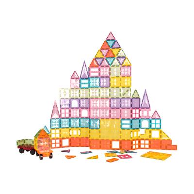 China New Star-shape 100pcs Intellectual Development Toys ARTM 2021 Magnetic Building Blocks Magnetic Building Tiles For Montessori Preschool Educational Kids for sale