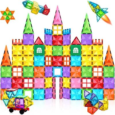 China Building Blocks Tiles Building Development Building Toys Intellectual Magnetic Magnetic Puzzle Toys for Kids with Rivet and Stronger Magnet for sale