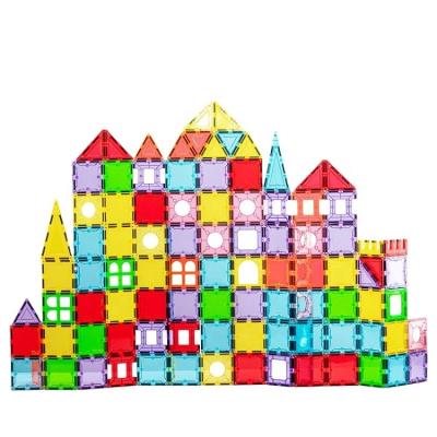 China 2020 Popular Building Blocks Magnetic Fun Building Toy 3D Tiles Educational Toys For Children Pile Up Related Toys for sale