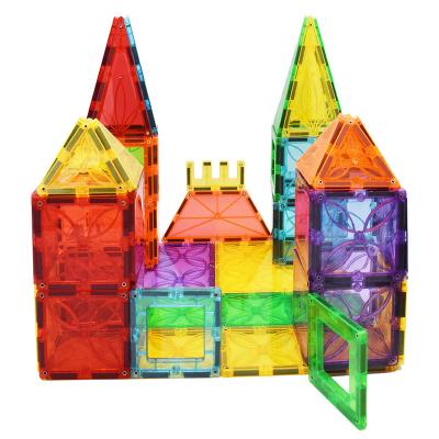 China ARTMAG eco-friendly material NEW 36pieces folowered tiles magnet building magnetic building blocks toys for toddlers clear 3D magnet toys for sale