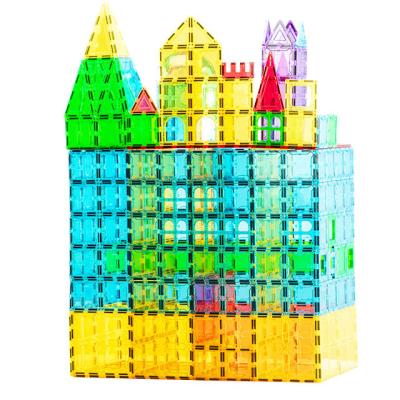 China Wholesale Toy Factory Multi Color Tiles 3d Educational Building Blocks Magnetic Building Tiles For Kids Magnet Blocks Set for sale