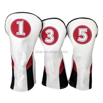 China High quality wholesale custom made driver headcover china golf adult headcovers waterproof manufacture for sale