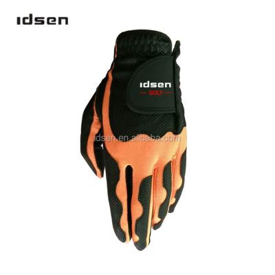 China Soft Comfortable Hot Sale Leather Feel Custom Golf Gloves Colorful Cabretta for sale