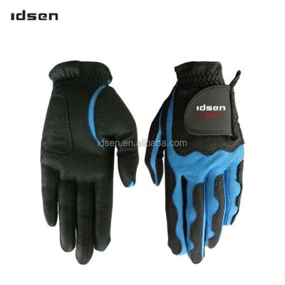 China Indonesia Cabretta Soft Feel Comfortable Chian Workmanship Full Color Custom Leather Golf Gloves Left Hand For Men for sale