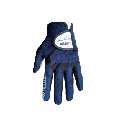 China Soft Comfortable Hot Selling Feel New Design Custom Cabretta Golf Gloves With Lycra for sale