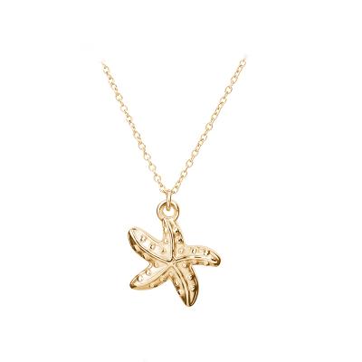 China CLASSIC Trendy Starfish Necklace Mens and Womens 14k Necklaces Jewelry for sale