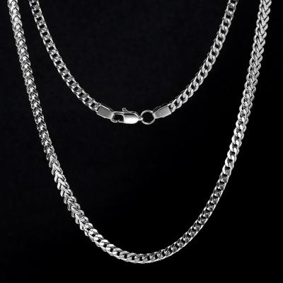 China Hot Fashion CLASSIC Hiphop Chain Silver Dubai Gold Plated Franco Chain United States Amazon Sale for sale