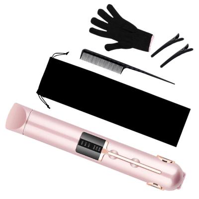 China Hot Selling Popular Travel 3 Heat Modes Cordless Flat Iron, USB Powered Rechargeable Cordless Hair Straightener Portable Flat Iron for sale