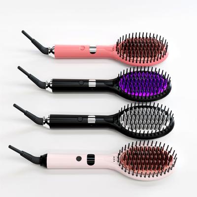 China One Hour Automatic- Professional Ceramic Straight Iron Electric Hair Straightener Brush for sale