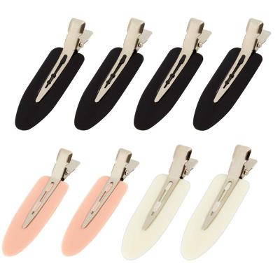 China Wholesale Custom Daily Metal Creaseless Creaseless Hair Clips Rose Gold Makeup Salon Use Salon Use No Bend Hair Clips for sale