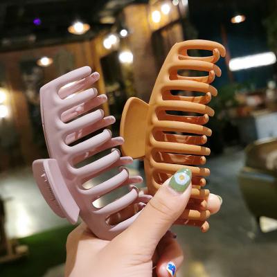 China Leopard Environmental Korean Women's Big Hair Claw Clips For Hair 10.5cm Thick Acetate Big Claw Clips Hair Accessories For Women for sale