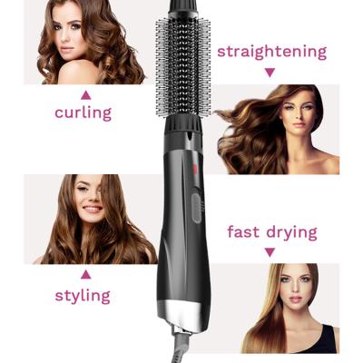 China Hotel Color Women 4 1 In Short Electric Blow Hot Air Straightener Drying One Brush Dryer For Thick Hair for sale