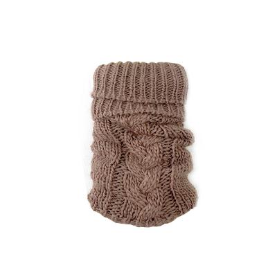 China Soft Fashionable Design Acrylic Fiber Leg Warmer Twill Knitted Warmer for sale