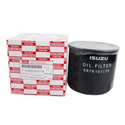 China Building Material Stores Isuzu Best Value Parts Oil Filter 5-87610117-0 4HK1-TCS For Isuzu NPR75 for sale