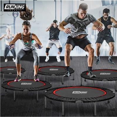 China Without protective net in running hot sale fitness kids trampoline outdoor trampolines with armrest for sale