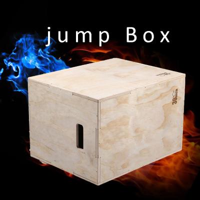 China Jump Forming Wooden Fitness Machine Wholesale Home Gym Plyobox For Jump Training for sale