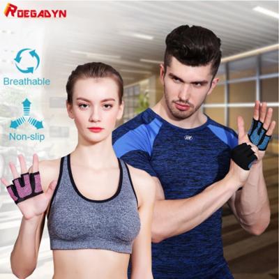 China Guantes Deportivos Gym Fitness Workout Half Finger Unisex Washable Weightlifting Lycra Sports Washable Gloves Wholesale Customized Packing for sale