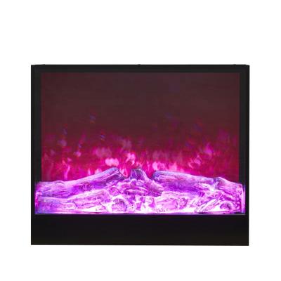 China Modern Integrated Flame Electric Fireplace With Burning Sound Decoration Electric Heater For Living Room for sale