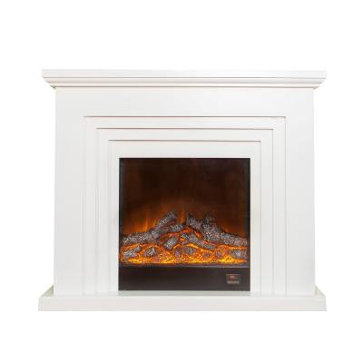 China Modern 3 D Wooden Running Free Standing Marble Victorian For Sale White Artificial Fireplace Mantel for sale