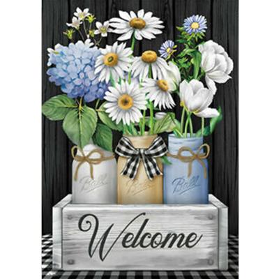 China New CLASSIC DIY 5D flower vase diamond painting,30*40CM full diamond,for living room decoration for sale