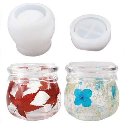 China Amazon Hot Sale Diy Cup Shape Viable Storage Box, With Cover Jewelry Cup Silicone Mirror Mold for sale