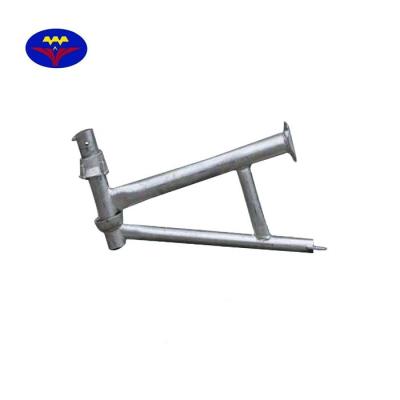 China Hot Dip Galvanized Metal Mid Cup Lock System Modular Scaffolding Is Construction Industrial Hop Board Bracket for sale