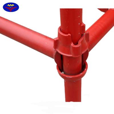 China Mid East Contemporary Construction Country Quick Cuplok Multi Connect Scaffolding / System Painted Scaffolding for sale