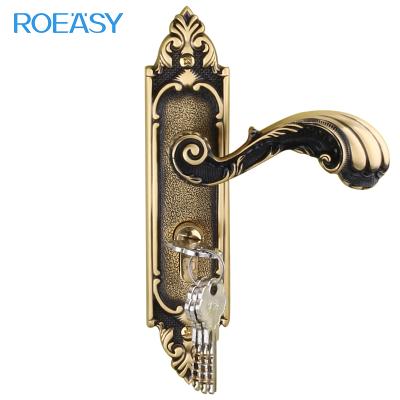 China ROEASY Hardware AB Anti-thief Handle Brass Door Lock For Home Villa GD-S8581-AB for sale