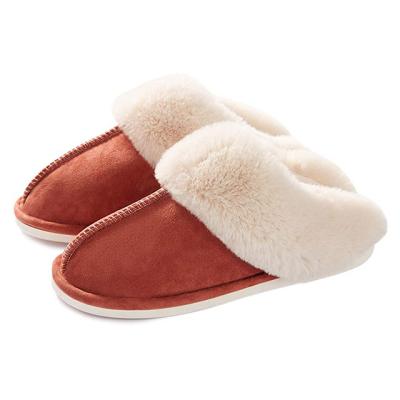 China Fashion Trend Women's Slipper Memory Foam Fluffy Soft Warm Slip On House Slippers, Non-slip Comfortable Plush For Indoor Outdoor for sale