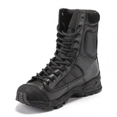 China High Quality Fashion Police Custom Black Snake Thermal Waterproof Military Boots Heavy Duty Tactical Zipper for sale