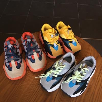 China Flat 2021 Kids Fashion Sneakers Toddler Lace Up Little Big Kids Casual Sports Walking Trainers Boys Girls Designer Brand Shoes for sale