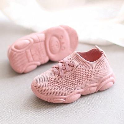 China Baby Sneaker Flat Anti-Skid Baby Shoes Boys Sports Soft Bottom Shoes for sale