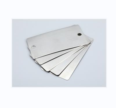 China Corrosion Resistant Professional Manufacturer Stainless Steel Marker Tag Plate for sale