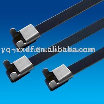 China Stainless Steel PVC Sprayed Stainless Steel Cable Tie (BZ-L Series) for sale