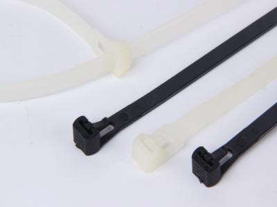 China Customized Strong Tension Nylon Plastic Cable Tie Corrosion Resistant Automatically for sale