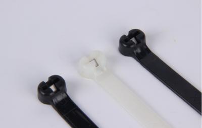 China Multi-Use Corrosion Resistant Eco-Friendly White Hook And Loop 66 Nylon Tying Cable Tie for sale