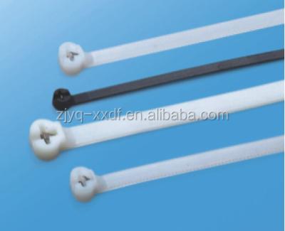 China Nylon nylon cable tie with stainless steel inlay for sale