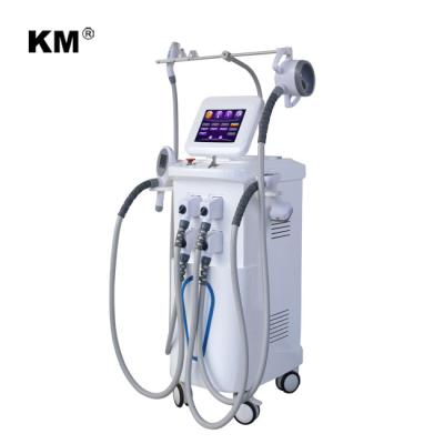 China Discount Price Weight Loss 4 In Veils 1 V9 Shape Cavitation RF Vacuum Roller RF Laser Slimming BIO Slimming Body Contouring Fat Machine for sale