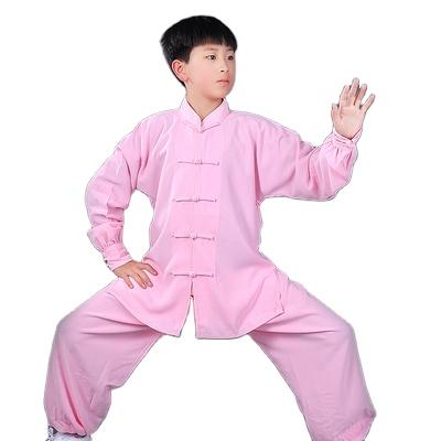 China 2-pcs Direct Selling Multicolor Polyester Professional Kung Fu Gi Tai Chi Practice Fighting Suit for sale