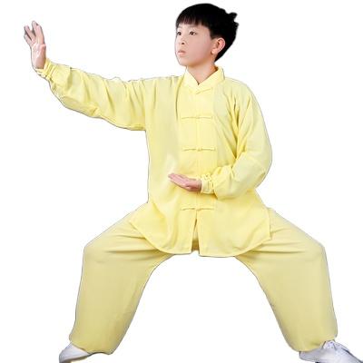 China Wing Chun Uniform Taichi Qigong comfortable and breathable colorful polyester costume quality assurance 2-pcs for sale