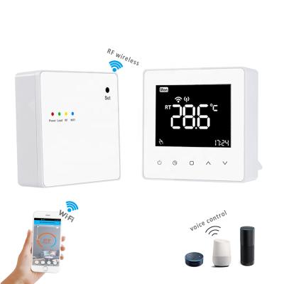 China Modern Smart Wireless RF WiFi Floor Water Gas Boiler Heating Room Electric Programmable Thermostat for sale