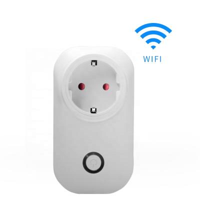 China Residential/Multipurpose Wifi Enabled Remote Control Smart Plug Directly Connectable with Alexa Google Home for sale