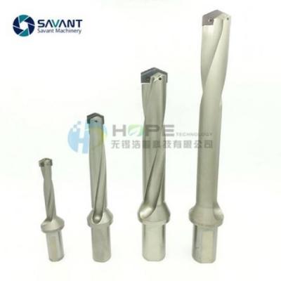 China 2D-5D 13-60mm Spade Drill Inserts Holder Savantec Carbide High Speed Steel Drill Bit Te koop